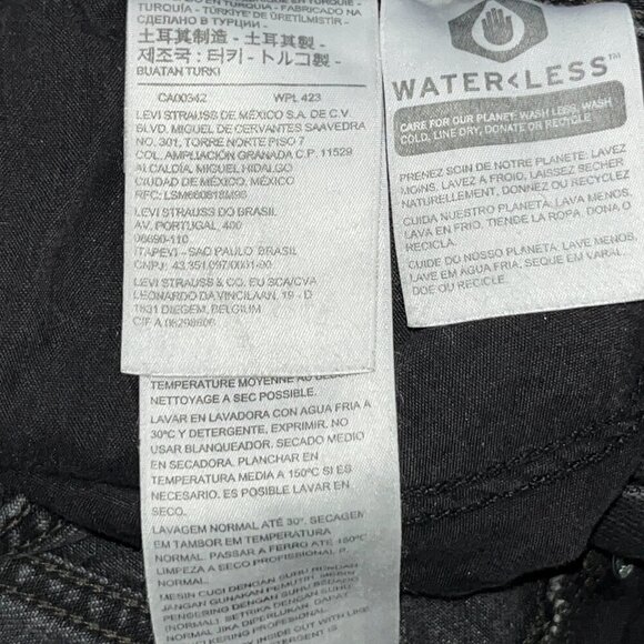 LEVI'S BIG E Rerelease 70's HIGH FLARE High Rise BIG Bell Bottom Jeans - 31"x32" - Picture 10 of 12